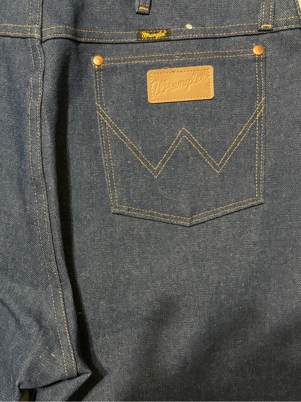 Wrangler Men's Dark Blue Jeans - Picture 7 of 8